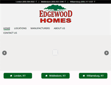 Tablet Screenshot of edgewoodhomes.com